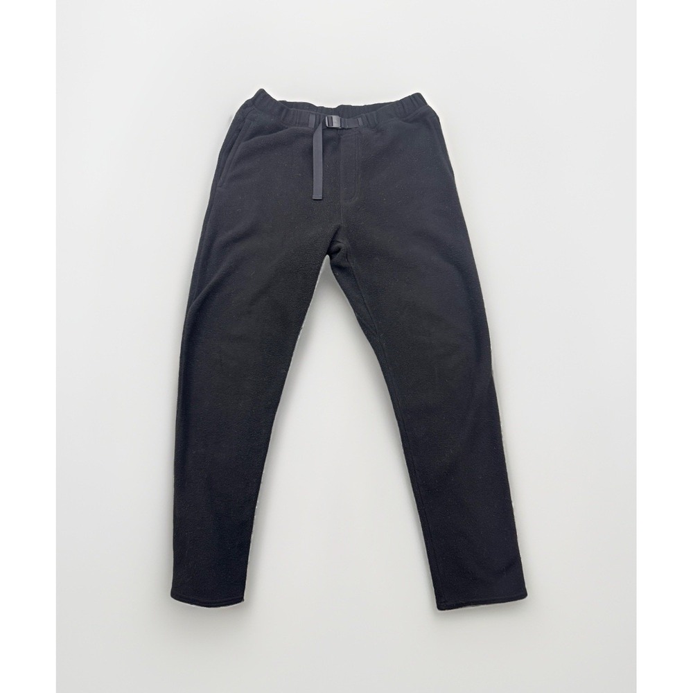 READ Patagonia Lightweight Synchilla Snap-T Fleece Pants Mens Size Medium Black